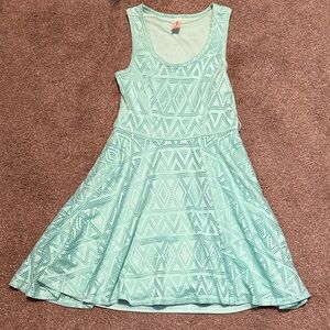 No Boundaries Sleeveless Mint Green Dress